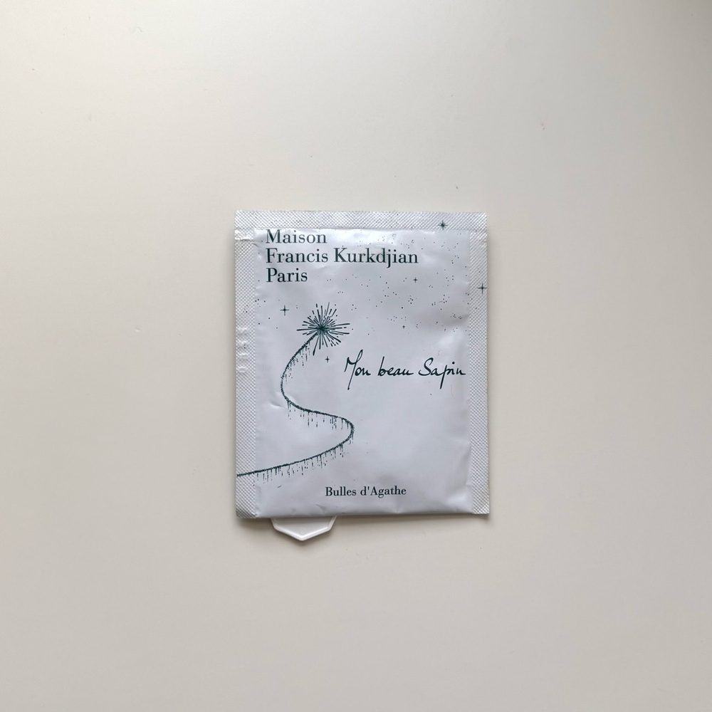 Maison Francis Kurkdjian Mon Beau Sapin Bubble Bath Sachet